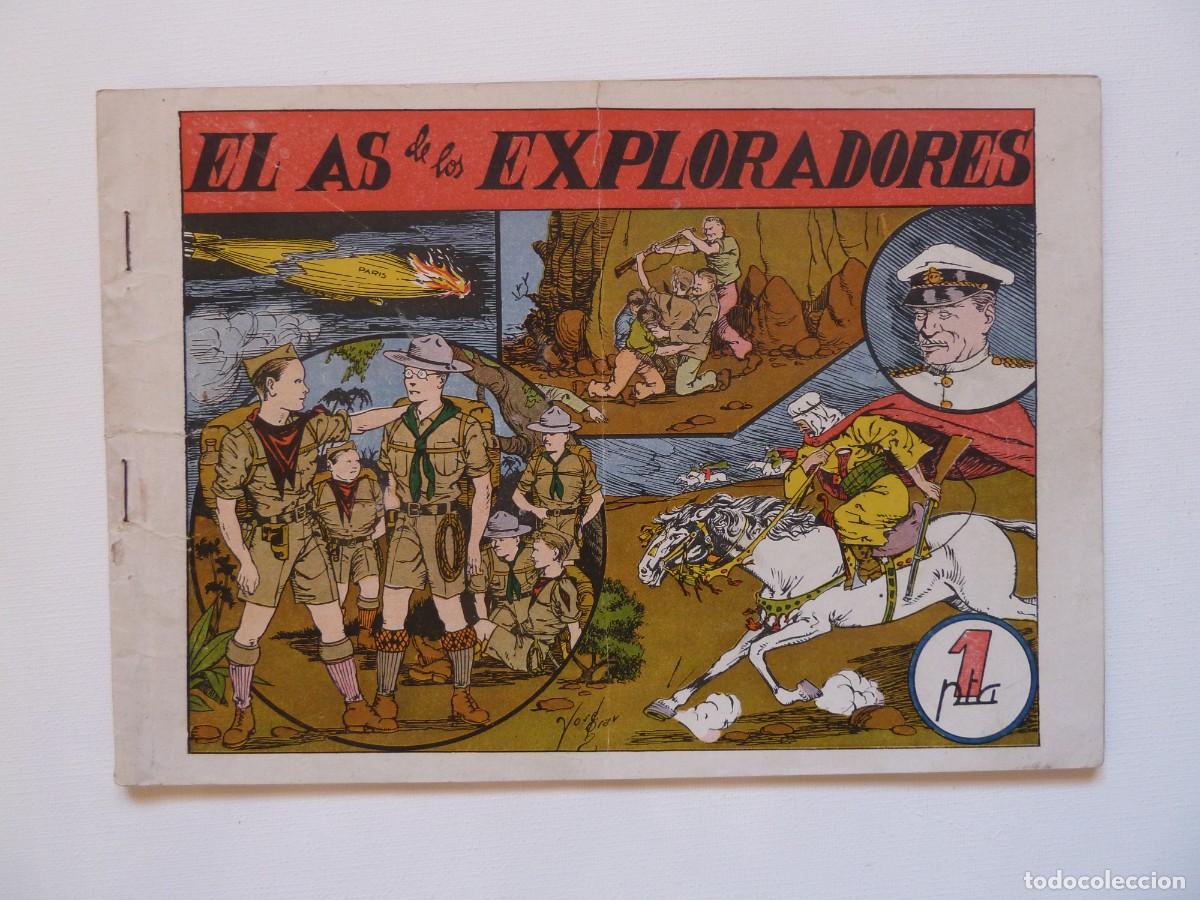 C&oacute;mics: EL AS DE LOS EXPLORADORES N&ordm; 1 , ED. GUERRI, ORIGINAL, 1943