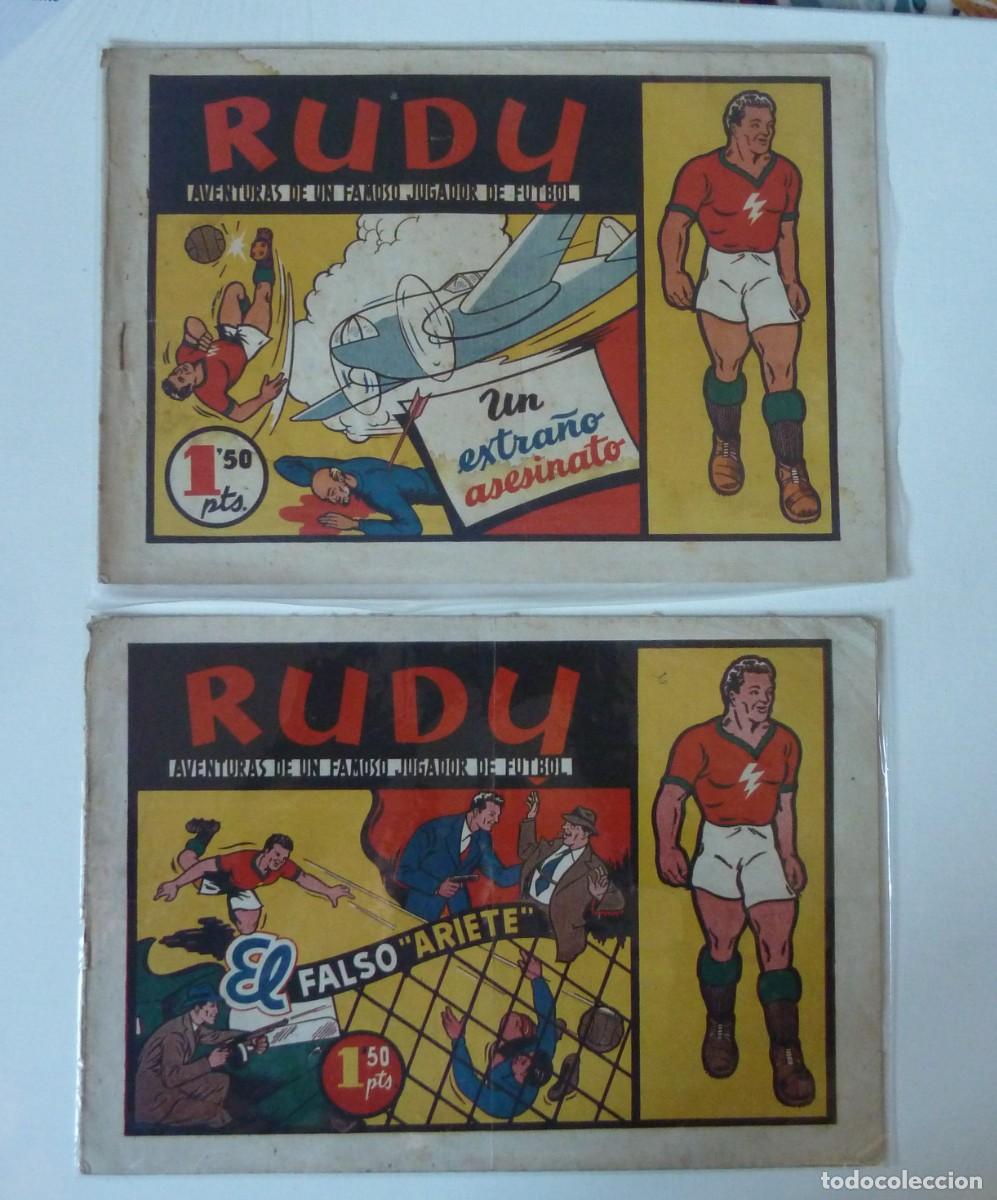 C&oacute;mics: RUDY, AVENTURAS DE UN FAMOSO JUGADOR DE FUTBOL, COMPLETA 1 Y 2, ED. COOPERATIVA 1946