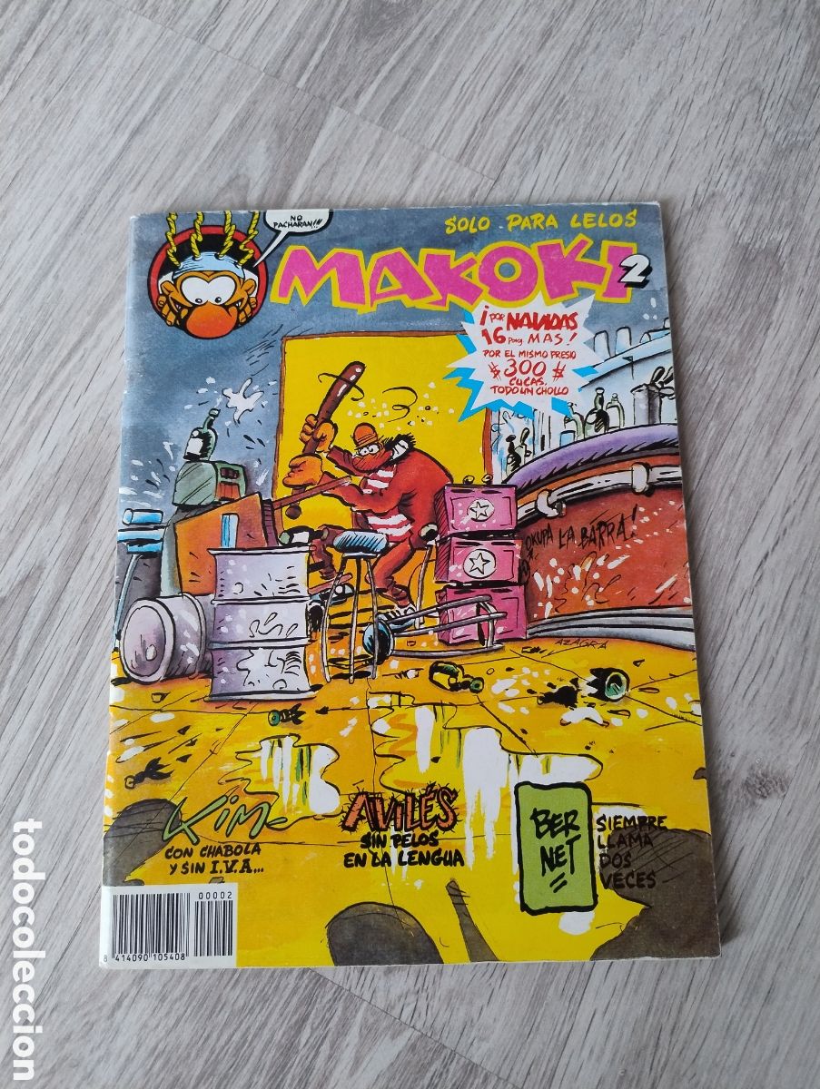 C&oacute;mics: M69 Tebeo comic Makoki n&ordm; 2 a&ntilde;os 80. Comic para adulto.