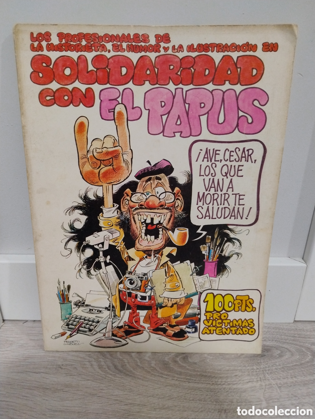 C&oacute;mics: M69 COMIC EN SOLIDARIDAD CON EL PAPUS. COMIC REVINDICATIVO. 1984. - Foto 1