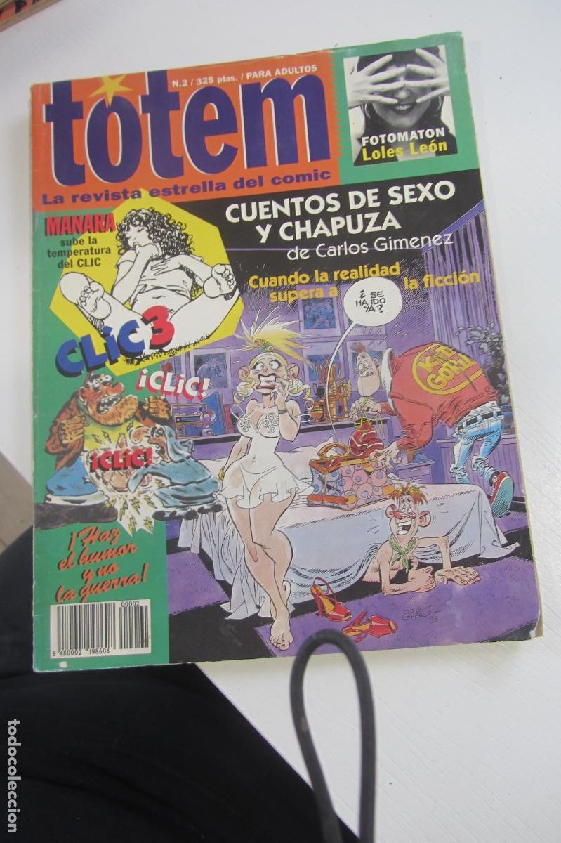 Comics: TOTEM N&ordm; 2, LA REVISTA ESTRELLA DEL COMIC GIMENEZ MANARA LOLES LEON VULLEMIN 1994 ARX304