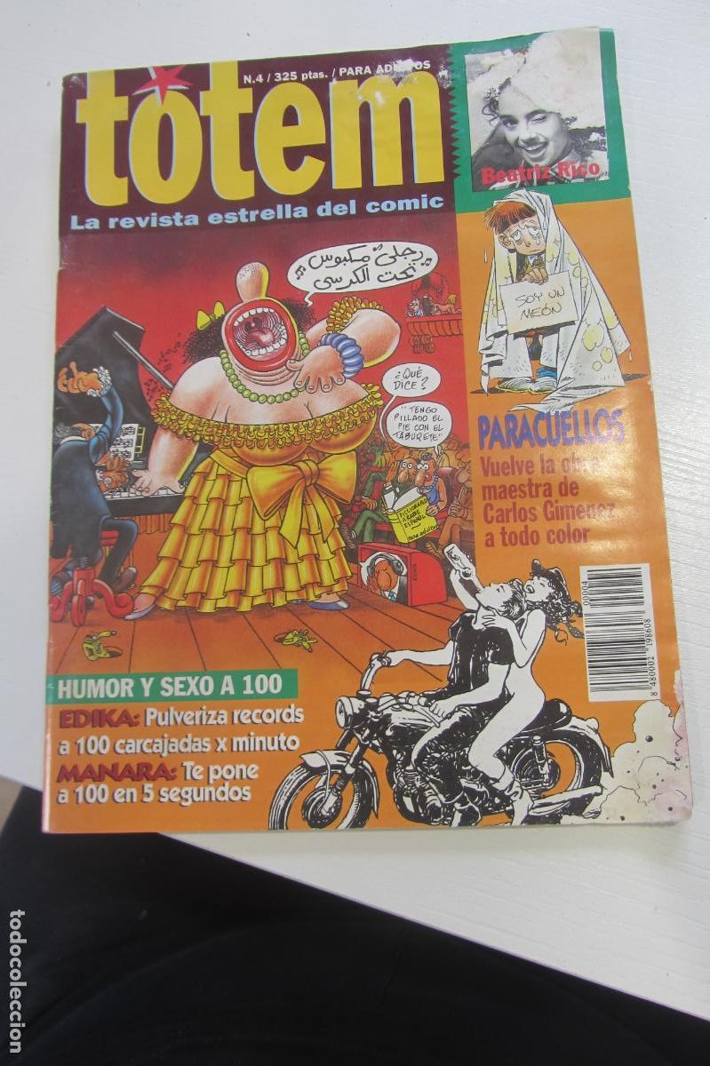 C&oacute;mics: TOTEM N&ordm; 4 LA REVISTA ESTRELLA DEL COMIC MANARA VULLEMIN 1994 ARX304