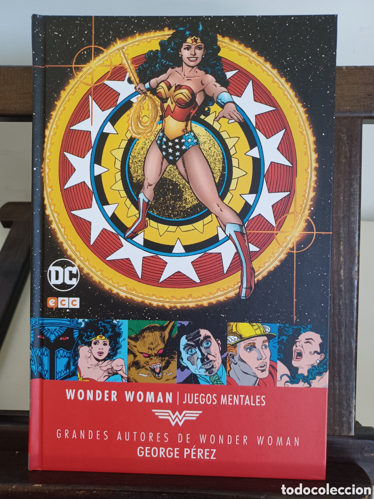 C&oacute;mics: Grandes autores de Wonder Woman. Juegos mentales. George P&eacute;rez/ DC ECC/ Descatalogado/ NUEVO