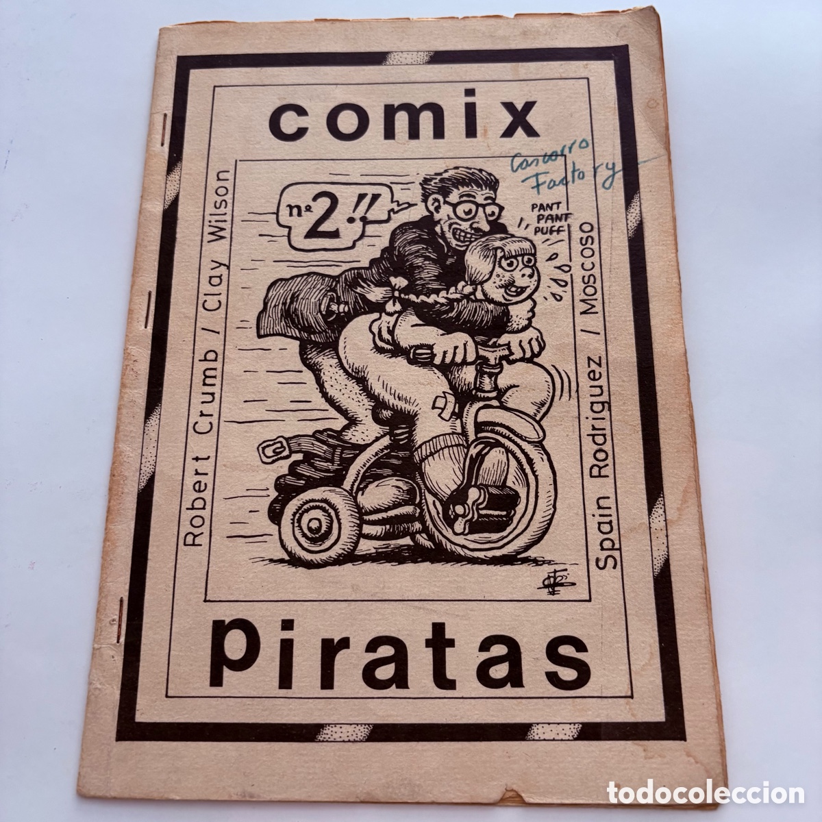 C&oacute;mics: FANZINE COMIX PIRATAS N&ordm;2 CASCORRO FACTORY 1977