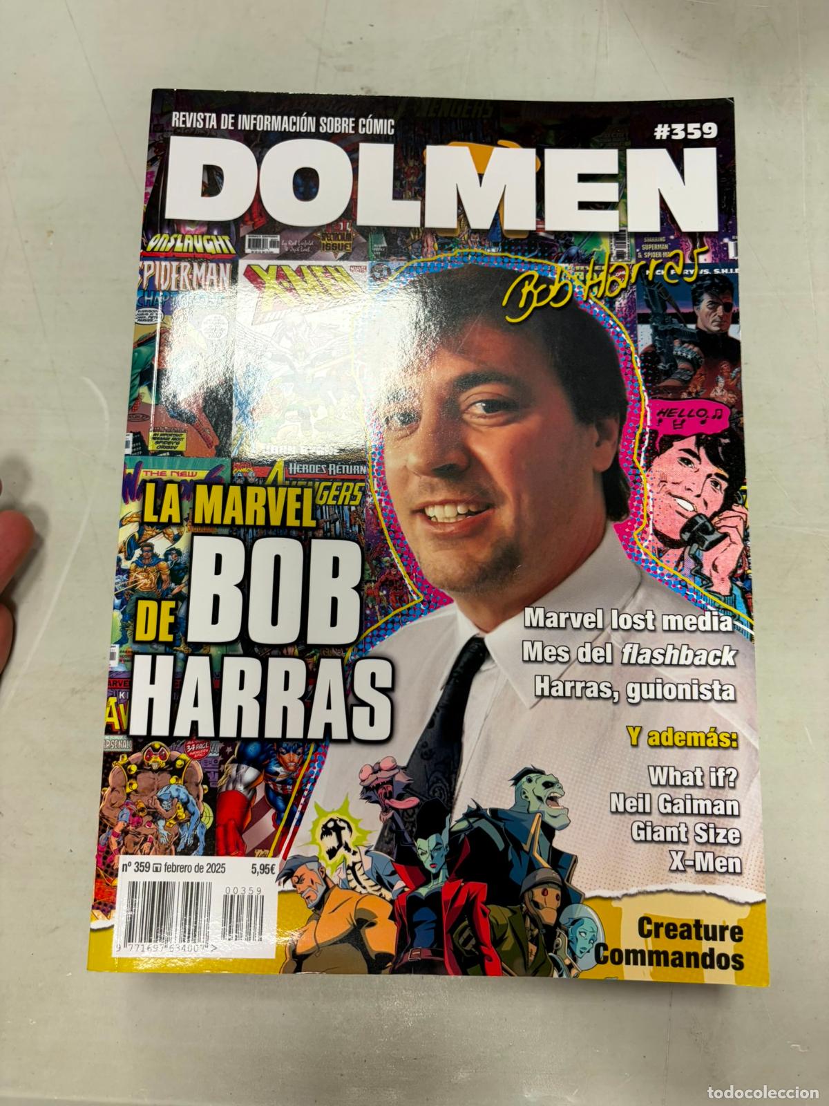 C&oacute;mics: REVISTA DOLMEN N&ordm; 359 FEBRERO DE 2025 LA MARVEL DE BOB HARRAS