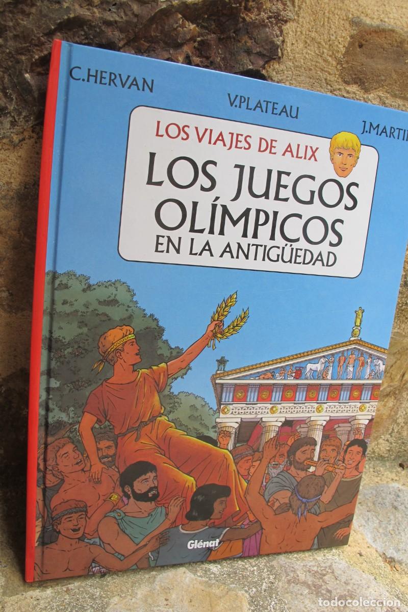 C&oacute;mics: LOS VIAJES DE ALIX. LOS JUEGOS OLIMPICOS EN LA ANTIGUEDAD. C. HERVAN V. PLATEAU J. MARTIN GLENAT