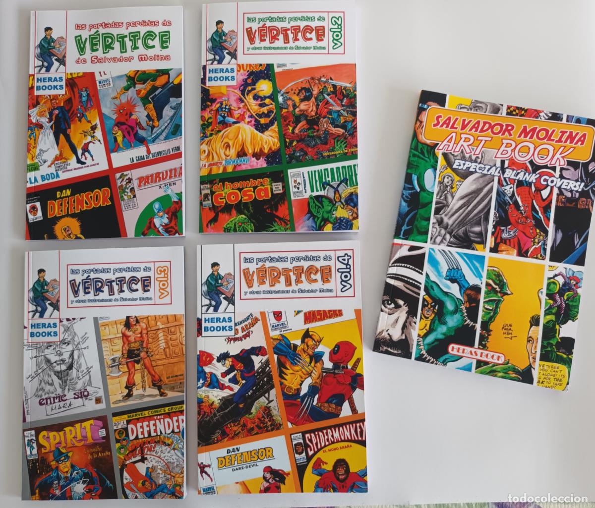 C&oacute;mics: Recopilatorios dibujos de Salvador Molina. 5 libros + ilustraci&oacute;n de regalo