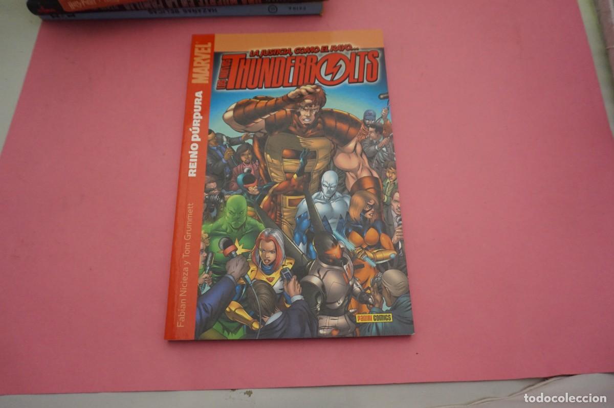 C&oacute;mics: 17C - LOS NUEVOS THUNDERBOLTS - REINO PURPURA - MARVEL PANINI COMICS