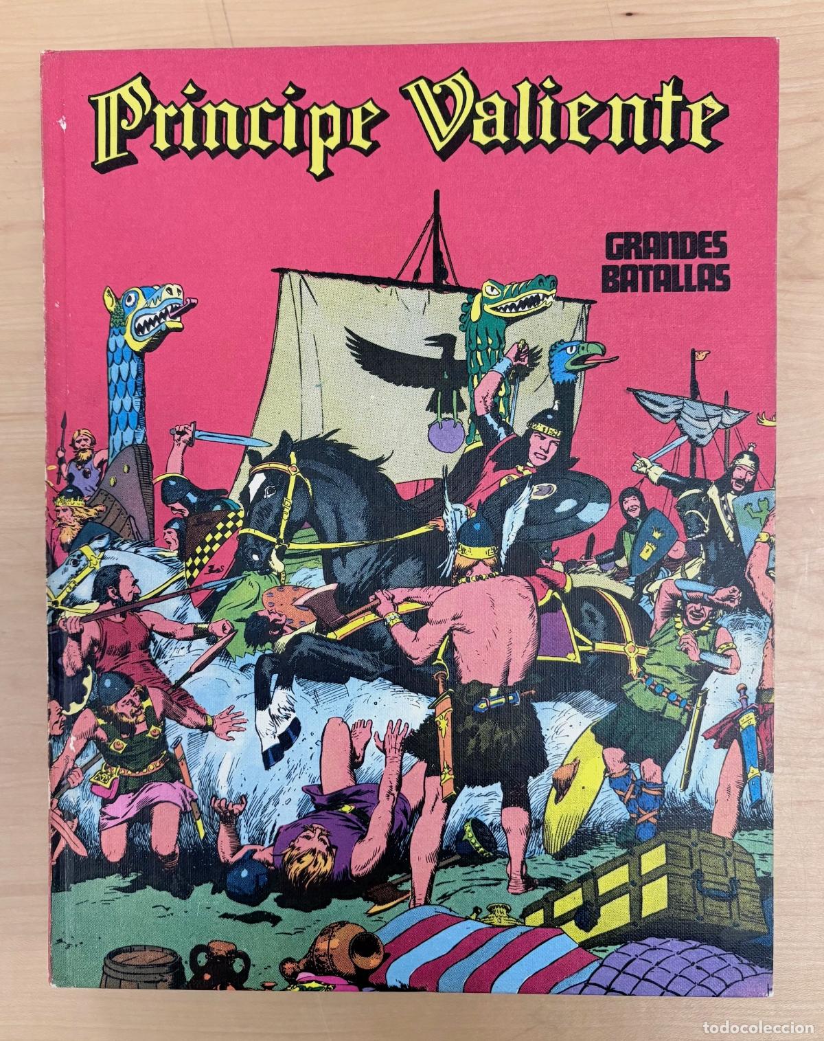 C&oacute;mics: EL PR&Iacute;NCIPE VALIENTE N&ordm;8: GRANDES BATALLAS. BURU LAN EDICIONES, 1973