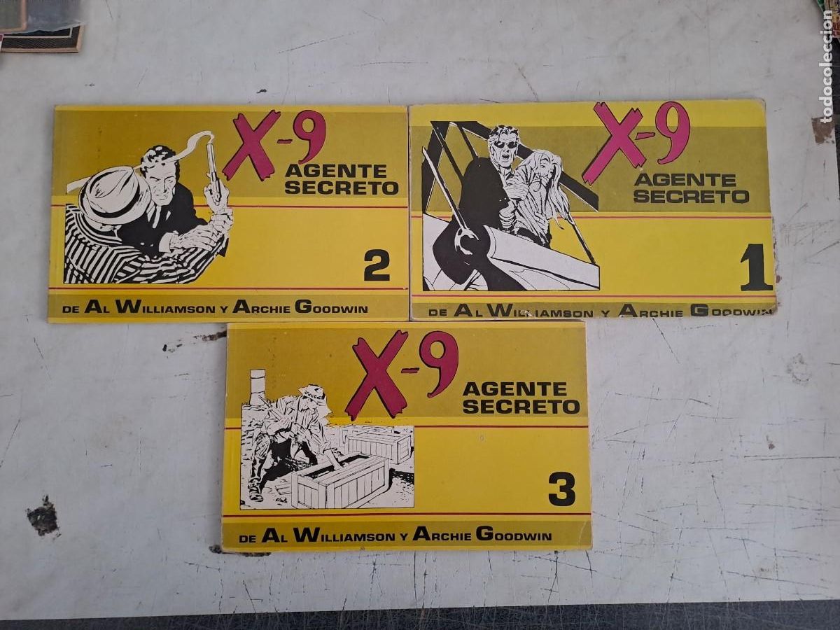 C&oacute;mics: Agente secreto X-9 completa 3 n&uacute;meros, Impala en buen estado Bolsa DA