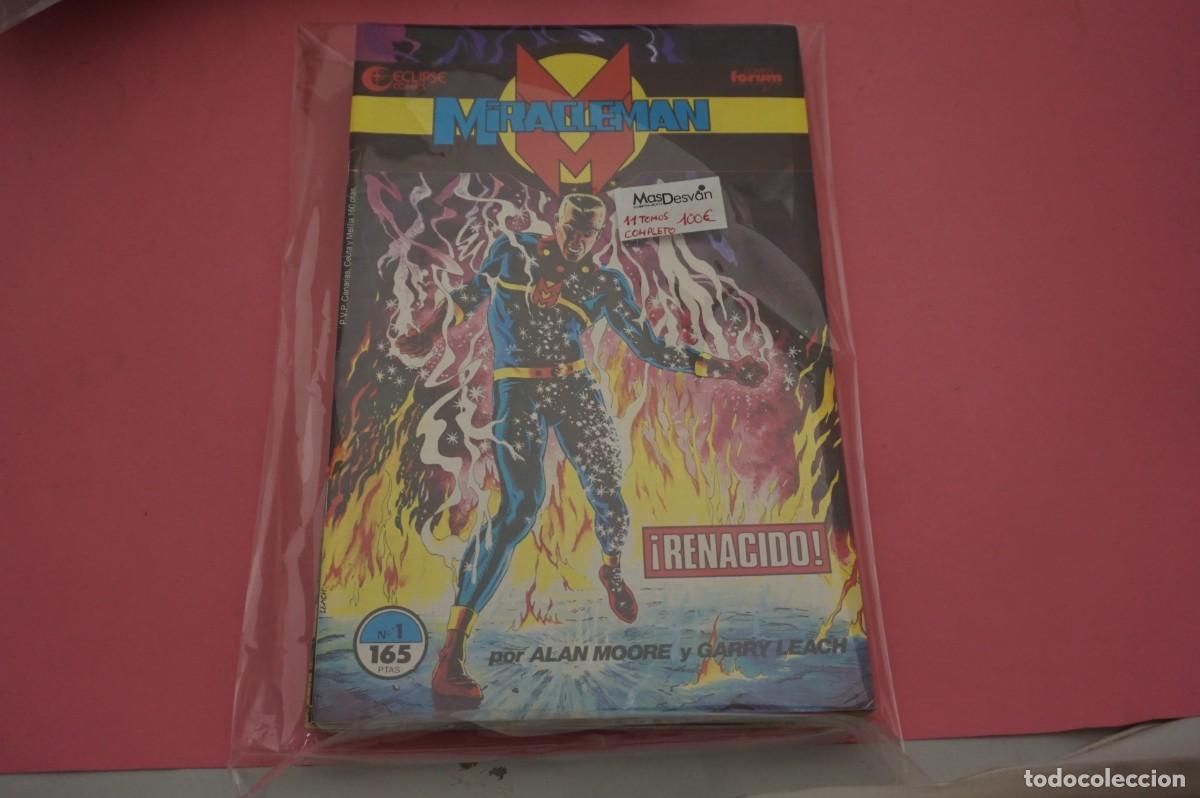 C&oacute;mics: 17C - MIRACLEMAN - &iexcl;RENACIDO! - ECLIPSE COMICS - 11 TOMOS COMPLETO - ALAN MOORE Y GARRY LEACH