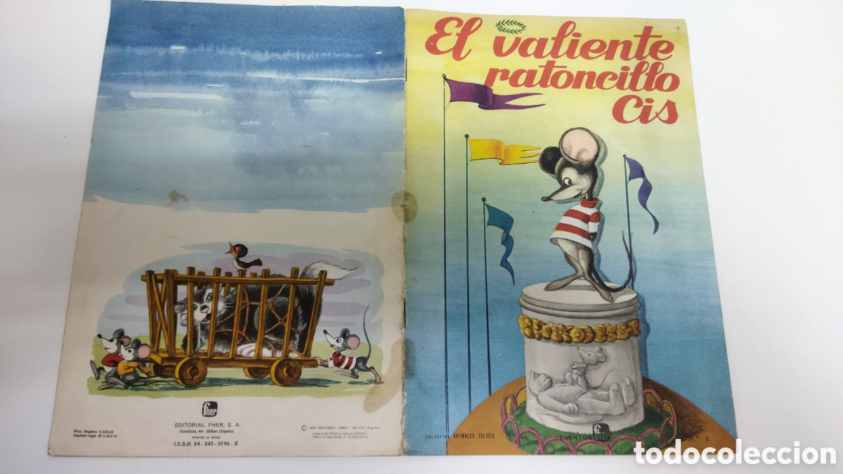 C&oacute;mics: EL VALIENTE RATONCILLO CIS. COLECCI&Oacute;N ANIMALES FELICES. EDITORIAL FHER