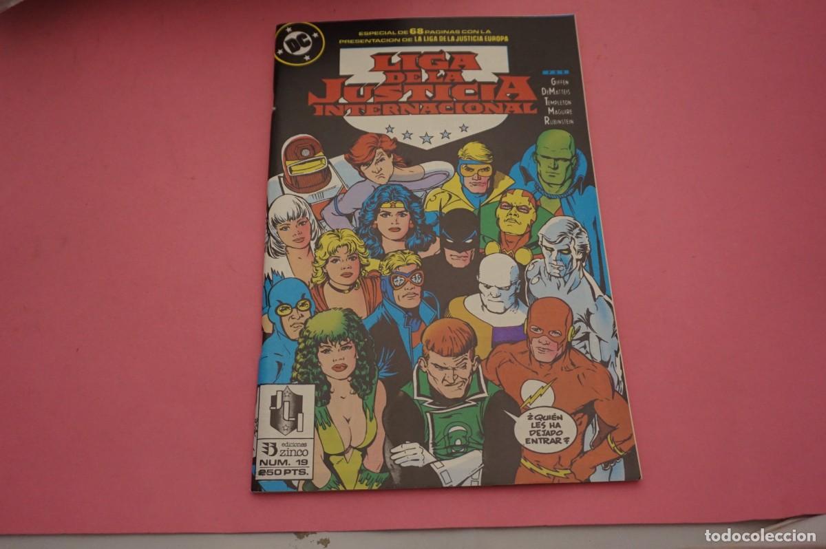 C&oacute;mics: 17C - LA LIGA DE LA JUSTICIA INTERNACIONAL - EDICIONES ZINCO NUM 19 250 PTS