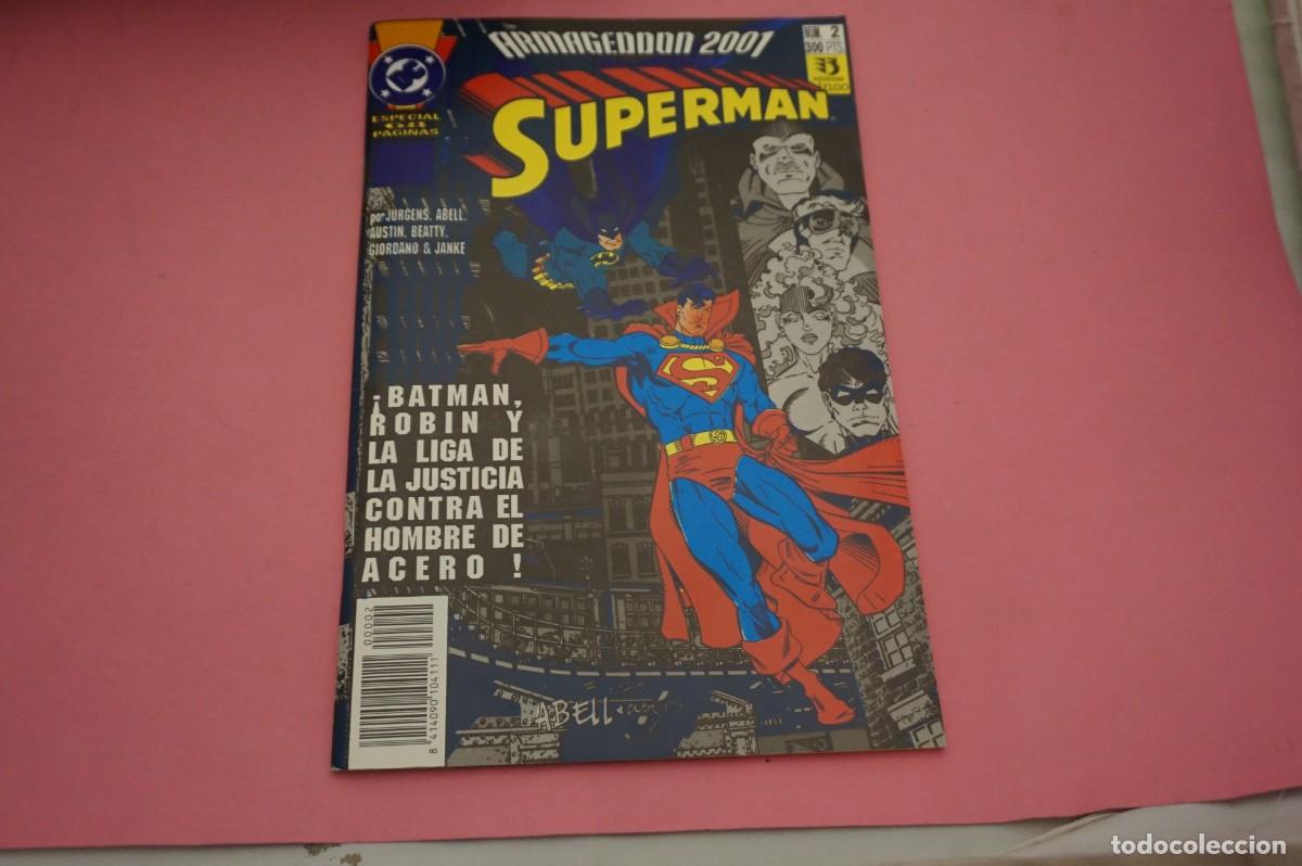 C&oacute;mics: 17C - SUPERMAN - ARMAGEDDON 2001 - NUM 2 - 300 PTS - EDICIONES ZINCO - Foto 1