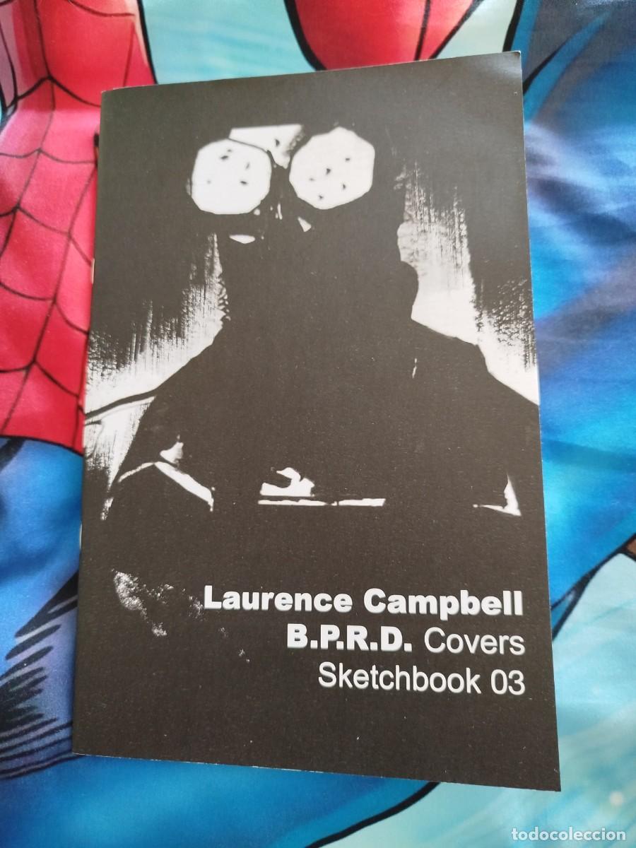 C&oacute;mics: Laurence Campbell BPRD covers Sketchbook 3. Firmado