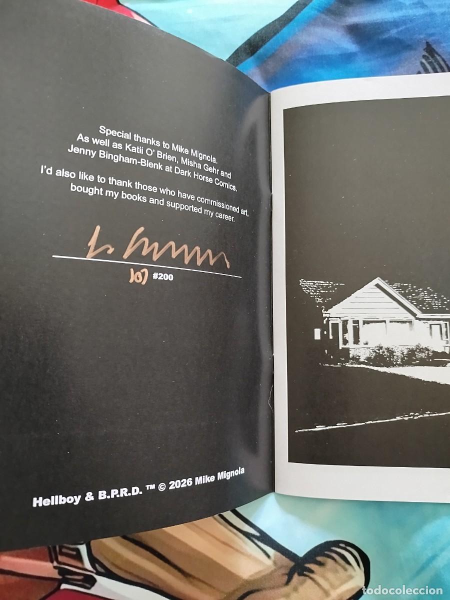 C&oacute;mics: Laurence Campbell BPRD covers Sketchbook 3. Firmado - Foto 3