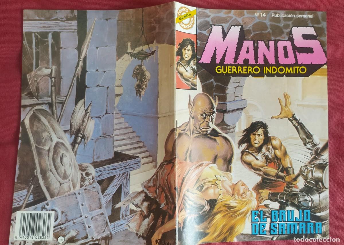 C&oacute;mics: Manos guerrero ind&oacute;mito n&uacute;mero 14. Bruguera. A&ntilde;o 1985