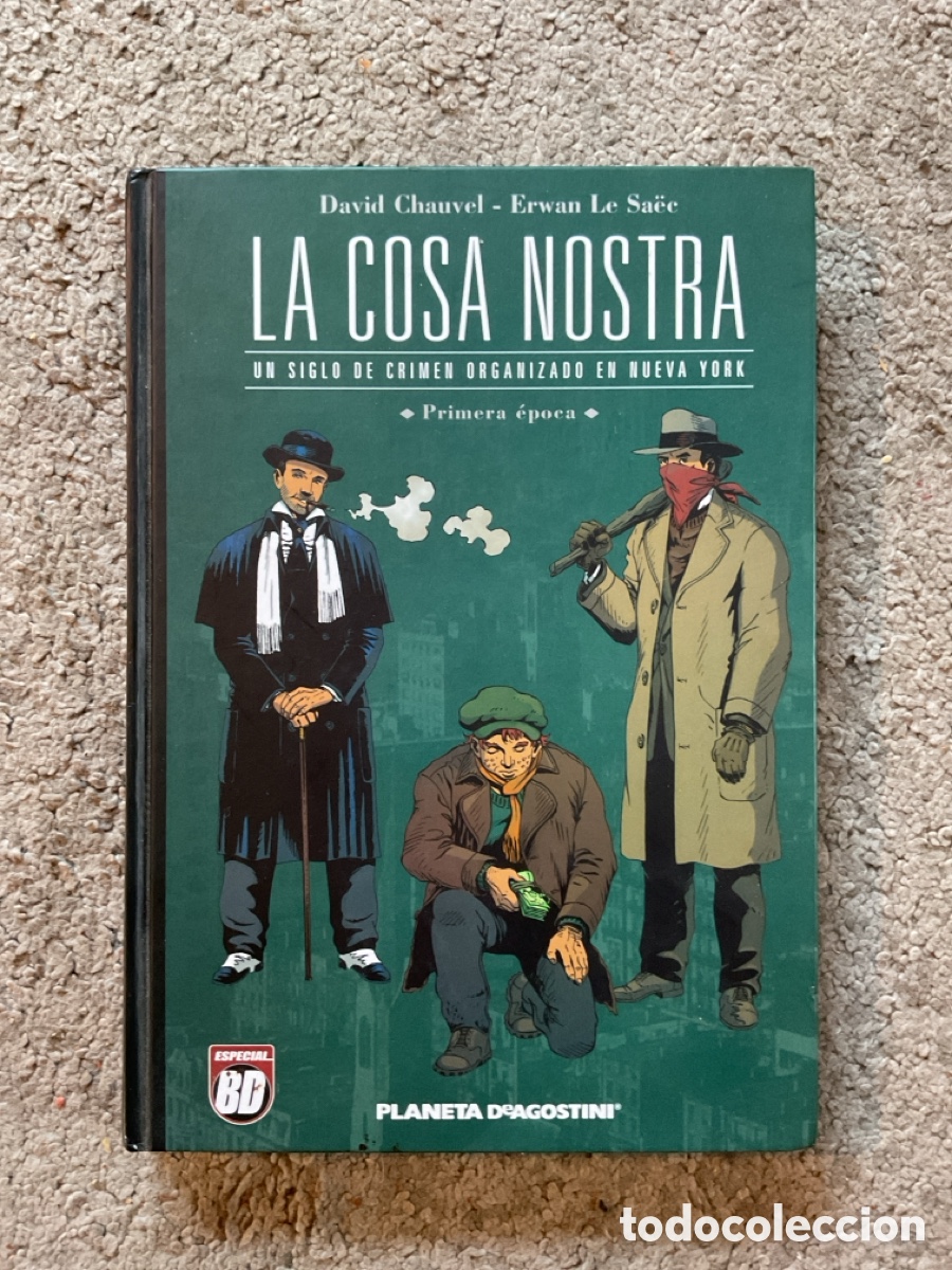 C&oacute;mics: LA COSA NOSTRA &ndash; Un siglo de crimen organizado en Nueva York &ndash; DESCATALOGADO &ndash; TAPA DURA &ndash; IMPECABLE