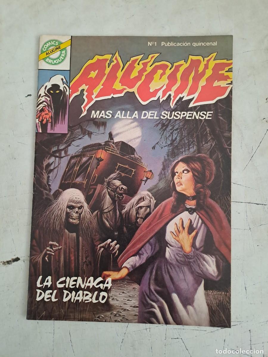 C&oacute;mics: Alucine 1, la ci&eacute;naga del diablo, comics Bruguera en muy buen estado Bolsa DA