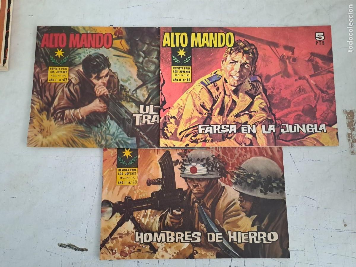 C&oacute;mics: Lote alto mando 3 n&uacute;meros, en buen estado Bolsa DA