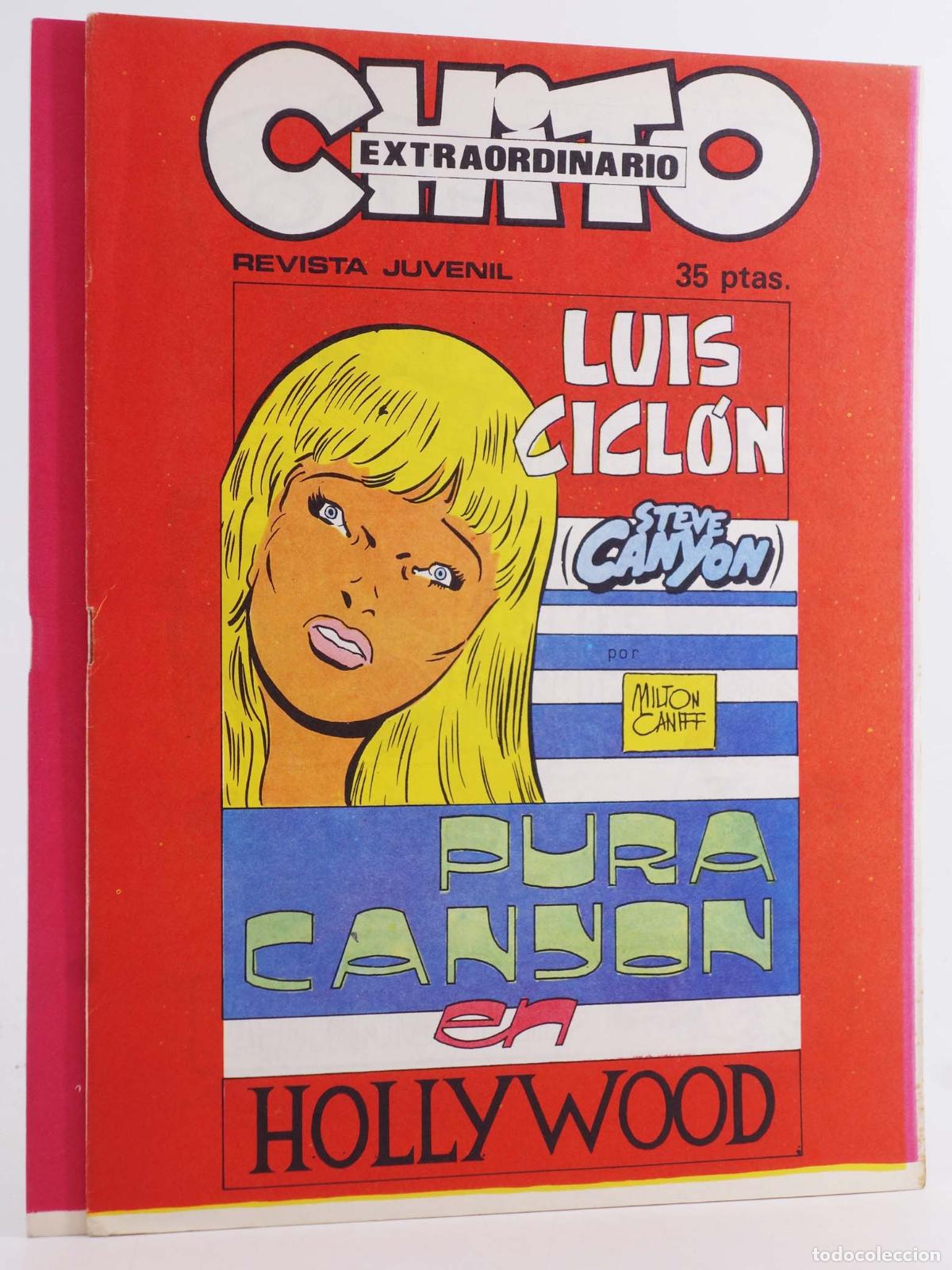 C&oacute;mics: CHITO EXTRAORDINARIO LUIS CICL&Oacute;N 2 NUMS (Milton Caniff) Juan Mart&iacute; Pav&oacute;n, 1974