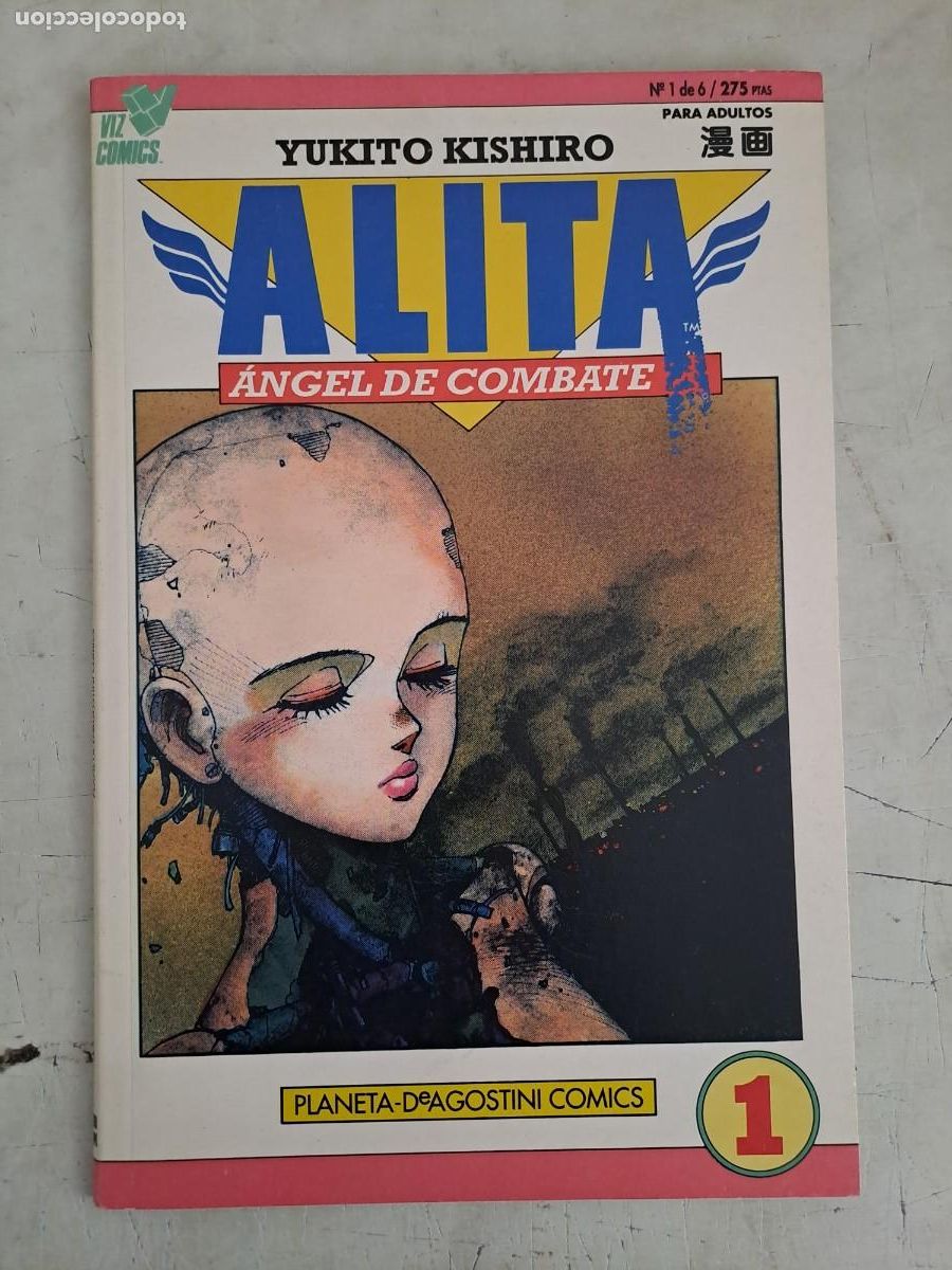 C&oacute;mics: Alita, &aacute;ngel de combate completa 6 n&uacute;meros, Planeta en muy buen estado Bolsa DA