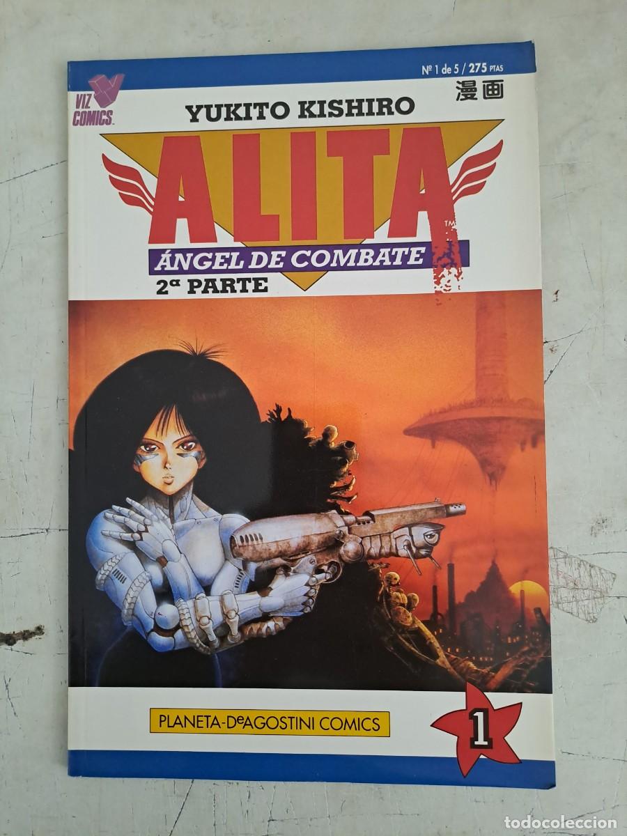 C&oacute;mics: Alita, &aacute;ngel de combate completa 5 n&uacute;meros, segunda parte, Planeta en muy buen estado Bolsa DA