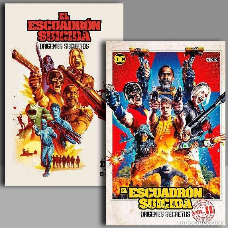 C&oacute;mics: ESCUADRON SUICIDA ORIGENES SECRETOS COMPLETA 1 Y 2 - ECC - CARTONE - IMPECABLE - OFM15 - Foto 1