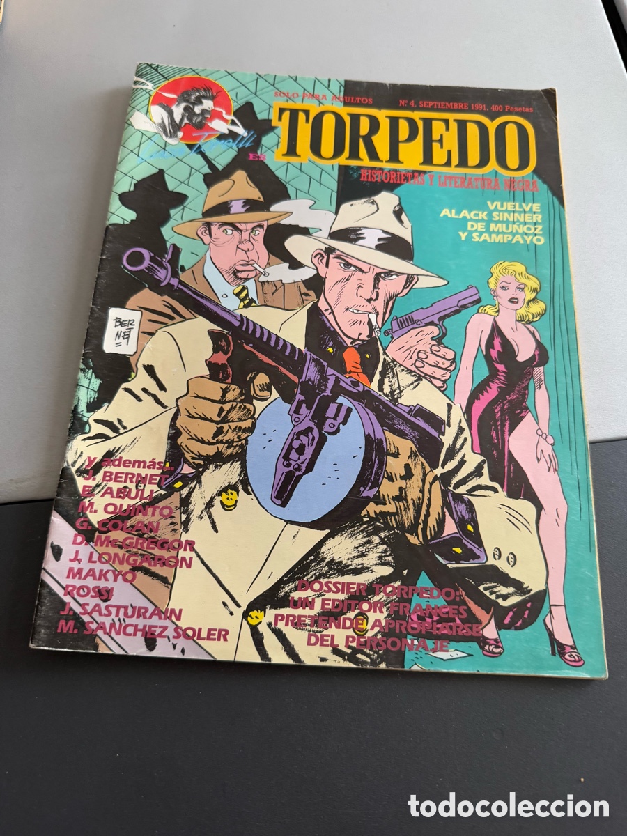 C&oacute;mics: EDITORIAL MAKOKI / LUCA TORELLI es TORPEDO N.&ordm; 4 HISTORIETAS Y LITERATURA NEGRA - SOLO PARA ADULTOS