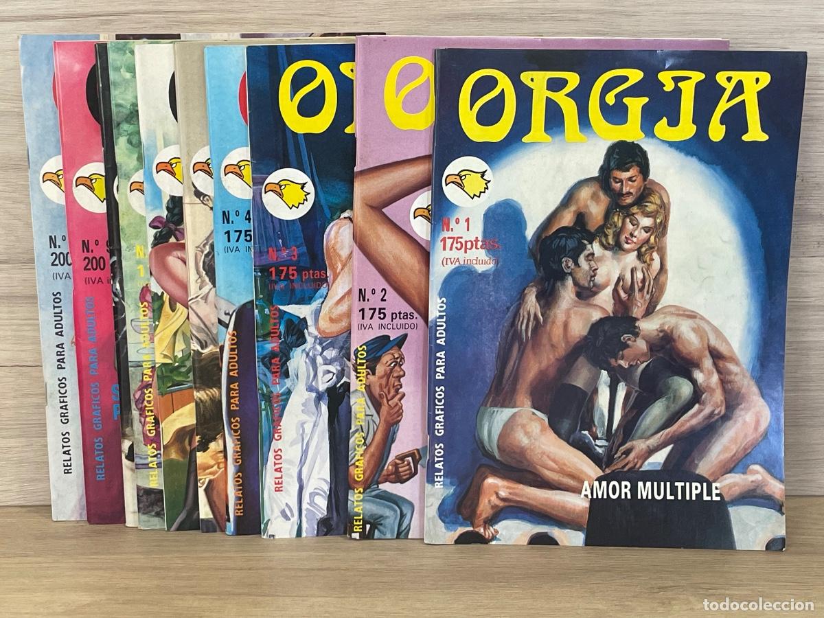 C&oacute;mics: Org&iacute;a Relatos Gr&aacute;ficos para Adultos / Colecci&oacute;n casi completa a Falta del n.11/ Ediciones Astri 1993