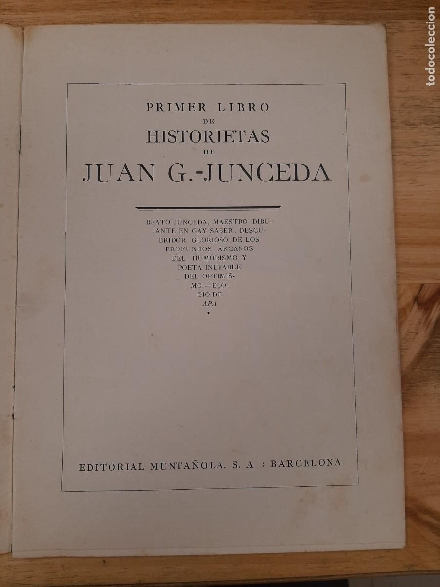 C&oacute;mics: Historietas de Joan G-Junceda - Editorial Munta&ntilde;ola - 1917 - Foto 4