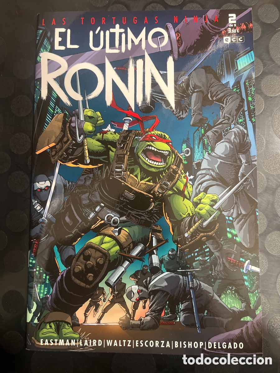 C&oacute;mics: LAS TORTUGAS NINJA N.2 EL &Uacute;LTIMO RONIN DC ECC ( 2021/2022 ) - Foto 1