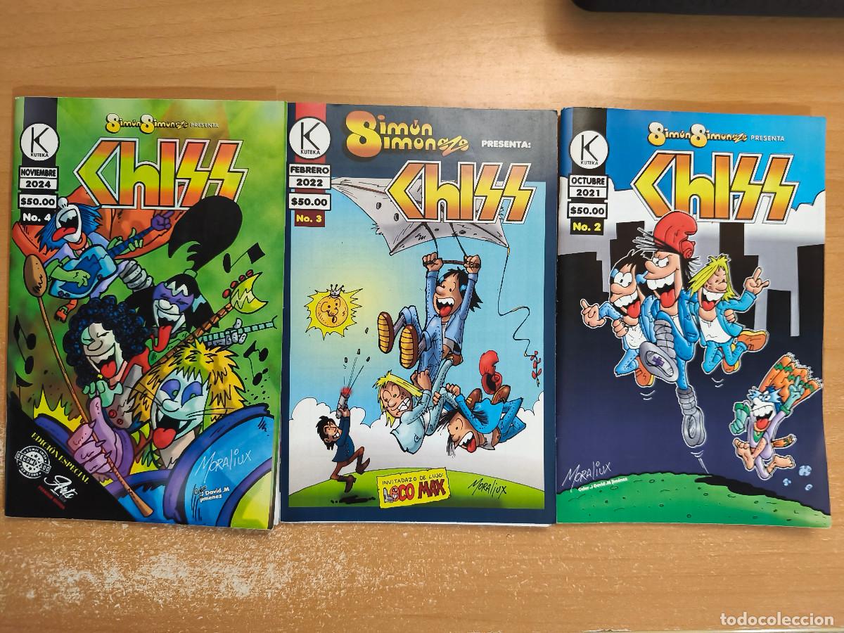 C&oacute;mics: CHISS N&ordm; 2, 3, 4 FANZINE MEXICANO