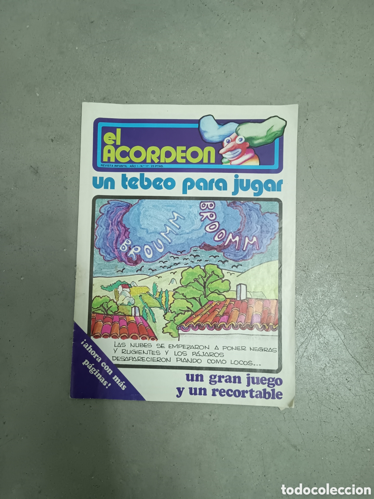 C&oacute;mics: EL ACORDE&Oacute;N - REVISTA INFANTIL - A&Ntilde;O 1 - N&ordm; 17 - UN TEBEO PARA JUGAR
