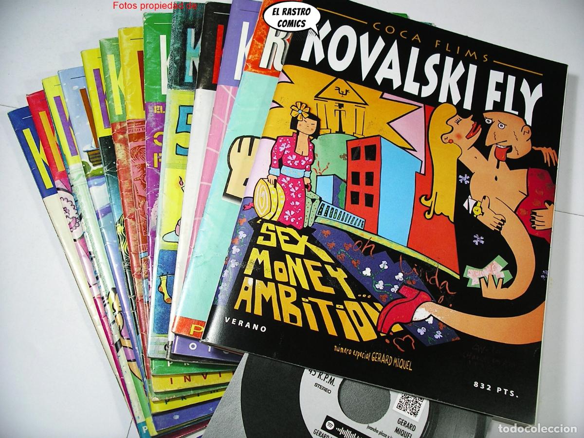C&oacute;mics: Kovalski Fly n&ordm; 1 al 13 + Especial verano, Colecci&oacute;n completa, Coca Films 1994, fanzine de Valencia
