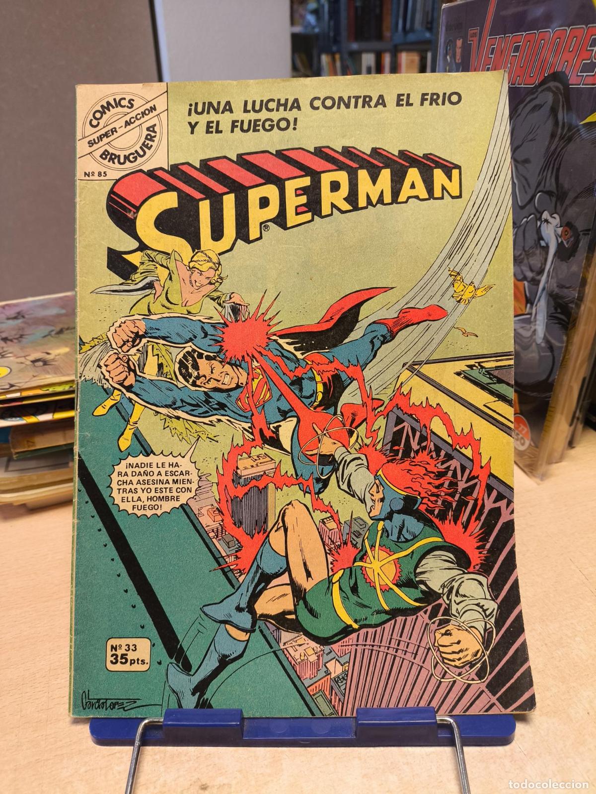 C&oacute;mics: SUPERMAN BRUGUERA N&Uacute;MERO 33 EXCELENTE ESTADO 1980 -