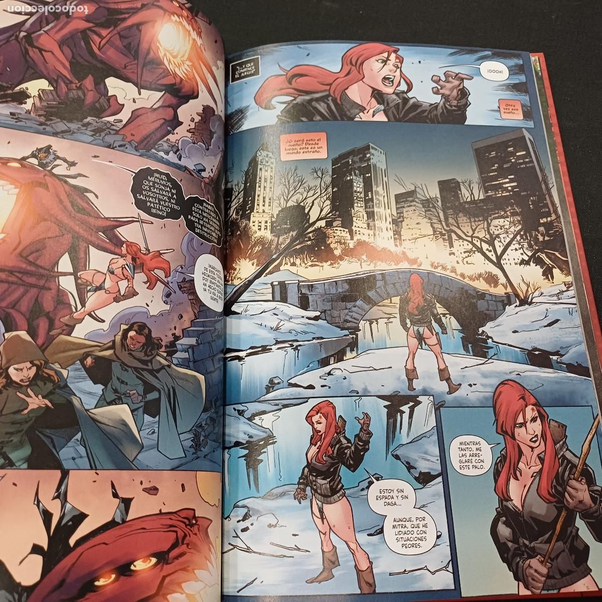 C&oacute;mics: RED SONJA/A MUNDOS DE DISTANCIA/VOLUMEN 1. - Foto 2