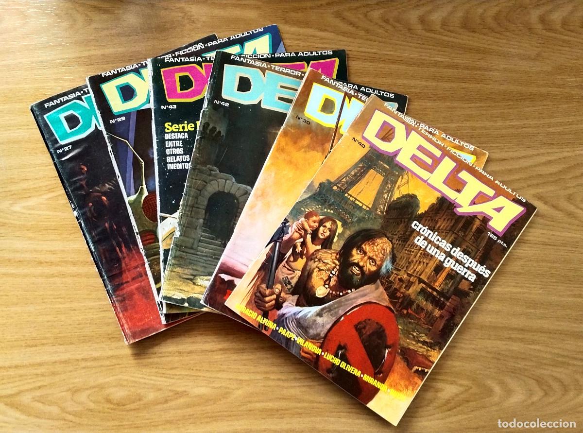 C&oacute;mics: DELTA 27, 29, 30, 40, 42, 43- ED GIESA, GRAPA, 1971- MBE PROCEDEN DE RETAPADO