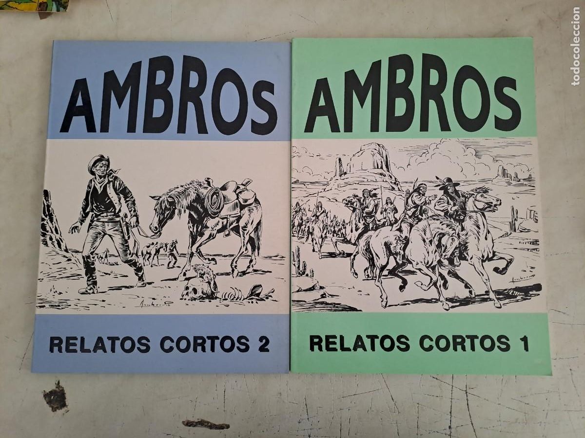 C&oacute;mics: Ambros relatos cortos 1 y 2, en perfecto estado Bolsa DA