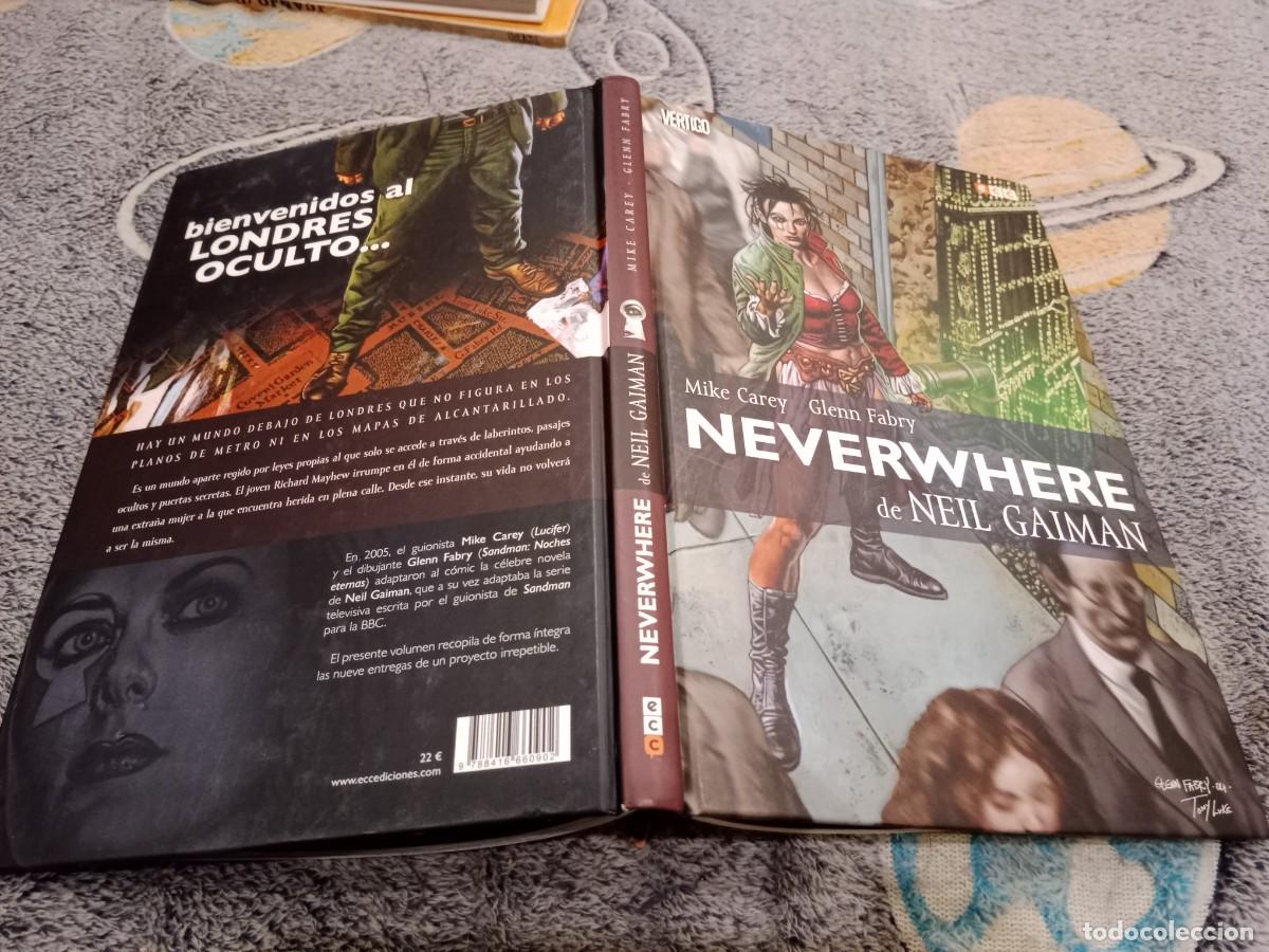 C&oacute;mics: NEVERWHERE DE NEIL GAIMAN - MIKE CAREY - GLENN FABRY - ECC EDICIONES 2016