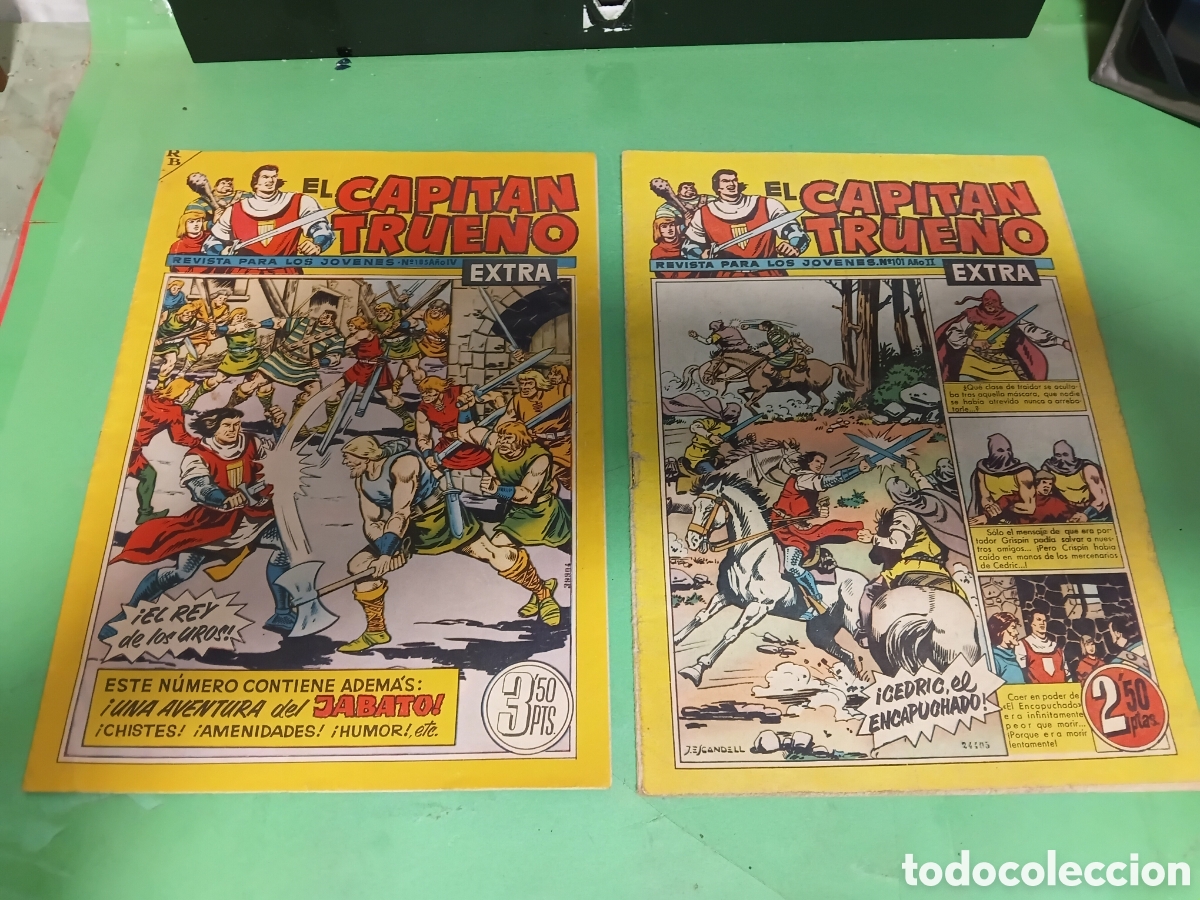 C&oacute;mics: El Capit&aacute;n Trueno Extra n&uacute;meros 101 y 185