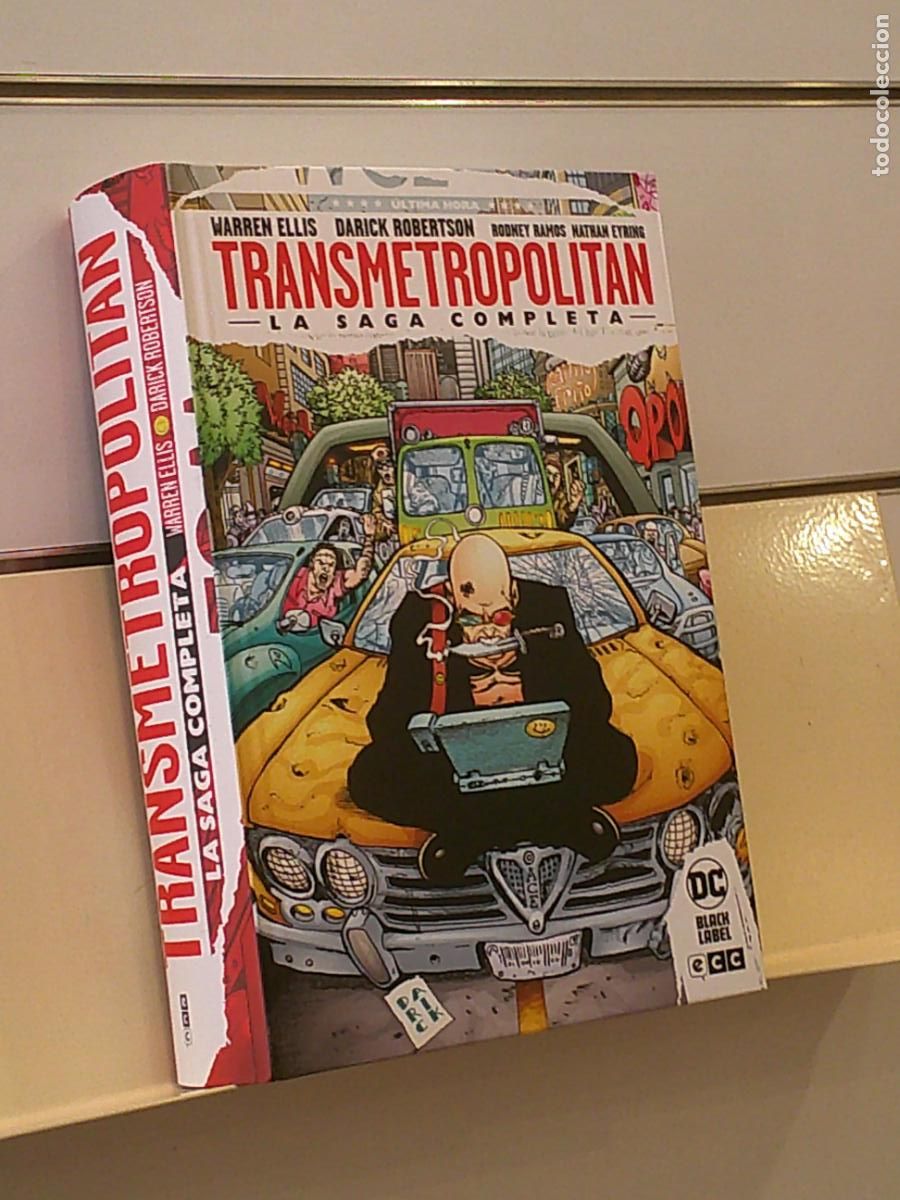 C&oacute;mics: TRANSMETROPOLITAN LA SAGA COMPLETA WARREN ELLIS TOMO TAPA DURA 1520 PAG. DC BLACK LABEL - ECC