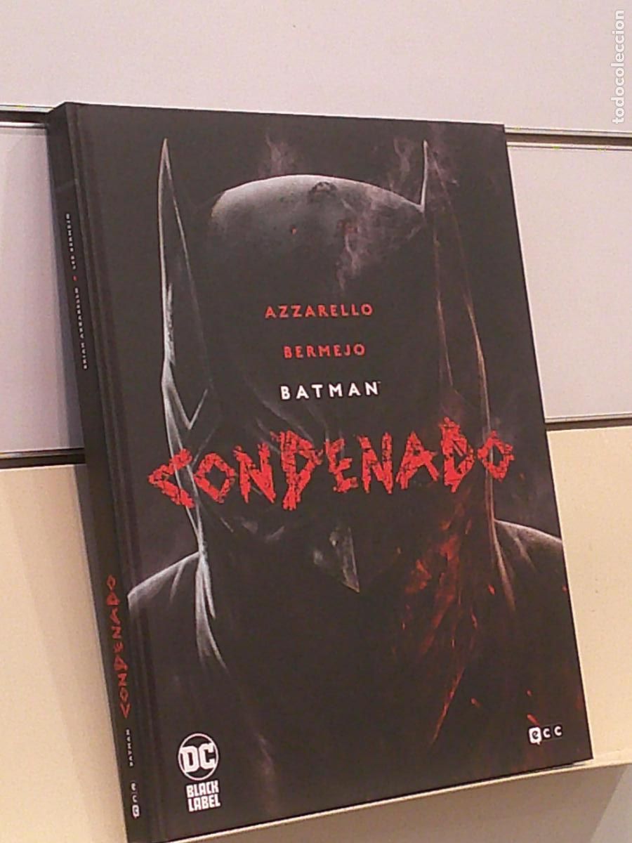 C&oacute;mics: BATMAN CONDENADO AZZARELLO TOMO TAPA DURA DC BLACK LABEL - ECC