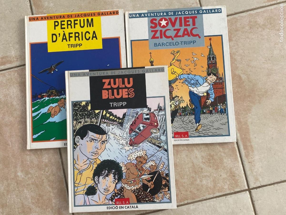 C&oacute;mics: UNA AVENTURA DE JACQUES GALLARD, Completa catal&agrave; ZULU BLUES, PERFUM D'AFRICA, SOVIET ZI&Ccedil; ZA&Ccedil;