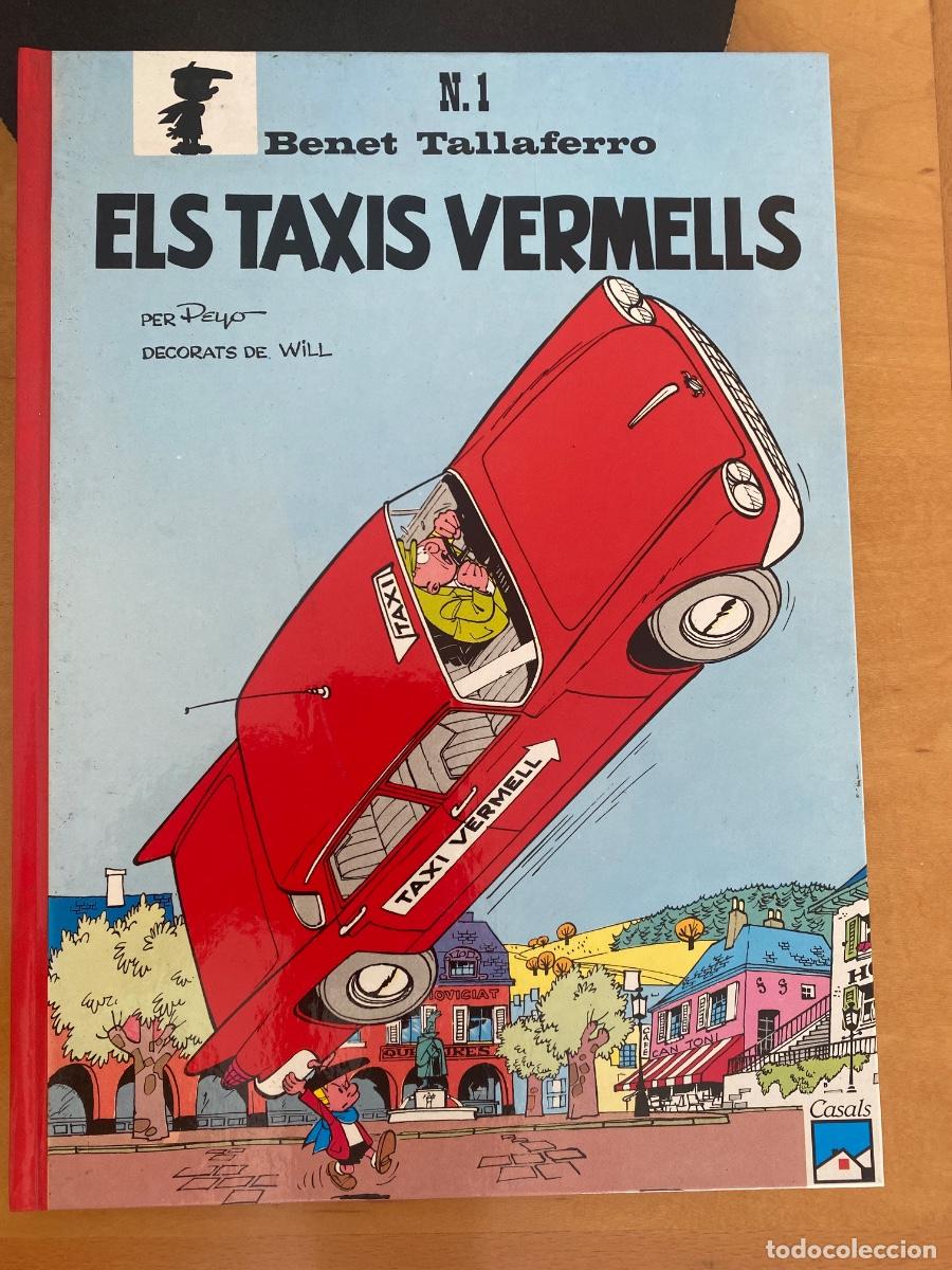 C&oacute;mics: ELS TAXIS VERMELLS BENET TALLAFERRO N&ordm; 1 PEYO DECORETAS DE WILL ED. CASALS 1&ordf; ED 1988