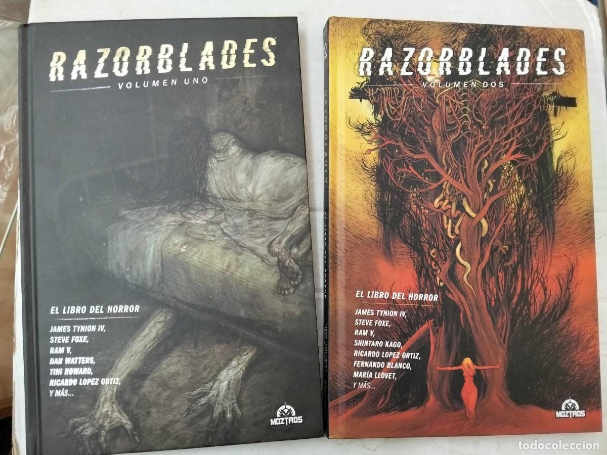 C&oacute;mics: RAZORBLADES. EL LIBRO DEL HORROR COMPLETA. Tynion IV, Ram V, Fernando Blanco, Dan Watters... MOZTROS