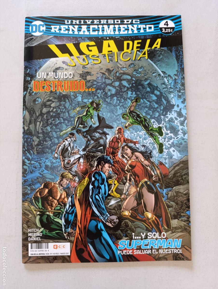 C&oacute;mics: LIGA DE LA JUSTICIA N&ordm; 4 - UNIVERSO DC RENACIMIENTO - ECC (357)