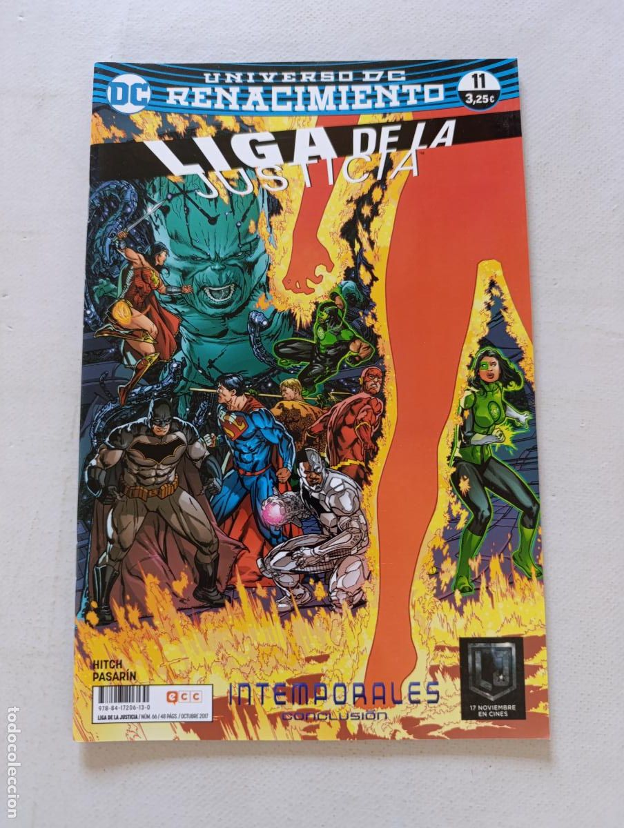 C&oacute;mics: LIGA DE LA JUSTICIA N&ordm; 11 - UNIVERSO DC RENACIMIENTO - ECC (357)
