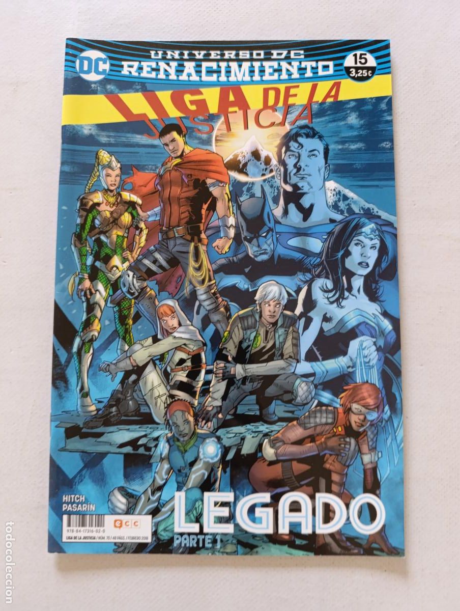 C&oacute;mics: LIGA DE LA JUSTICIA N&ordm; 15 - UNIVERSO DC RENACIMIENTO - ECC (357)