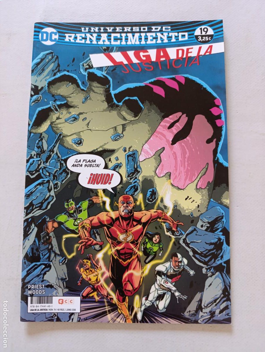 C&oacute;mics: LIGA DE LA JUSTICIA N&ordm; 19 - UNIVERSO DC RENACIMIENTO - ECC (357)